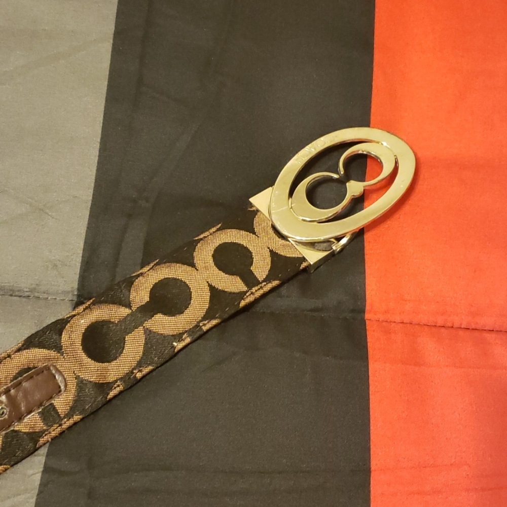 Authentic coach belt